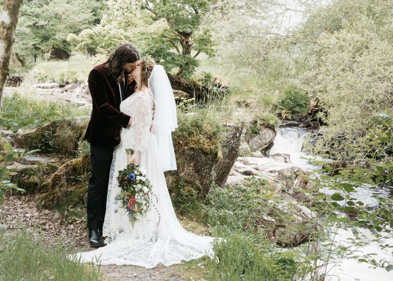 Bella and Laurence Wedding at Nant y Walch Barn