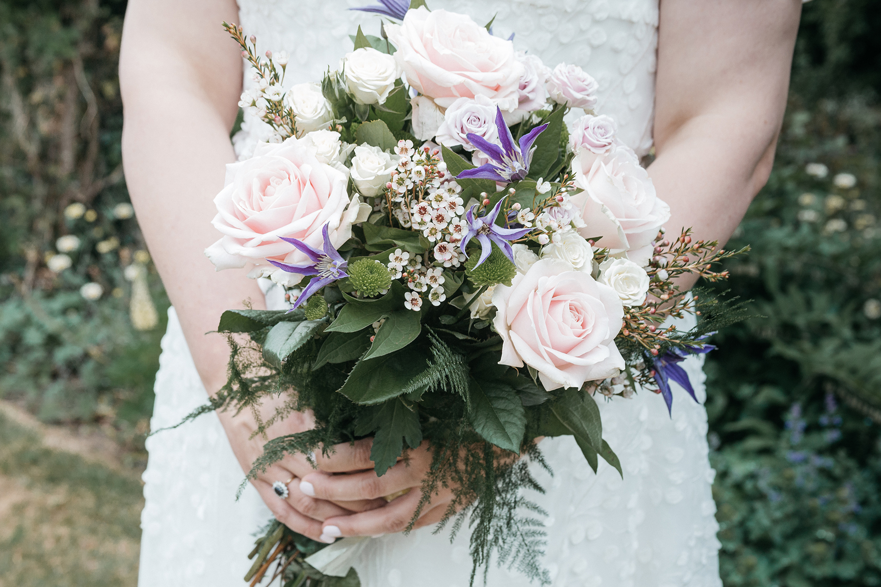 photograph of the bridal bouquet